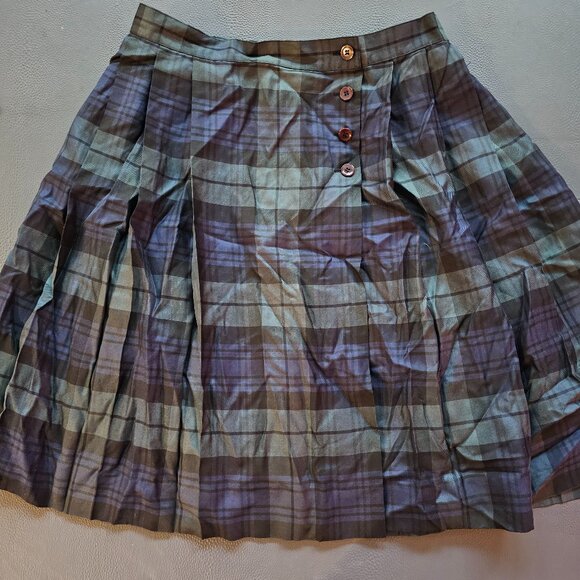 Vintage Jones New York Plaid Skirt - Picture 1 of 7